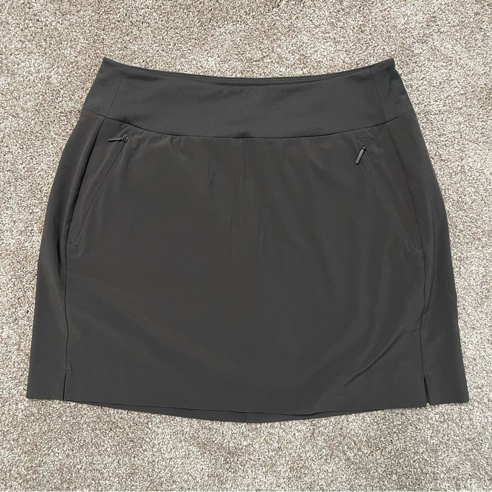 Athleta Charcoal Athletic Tennis Golf Skort - Picture 2 of 8